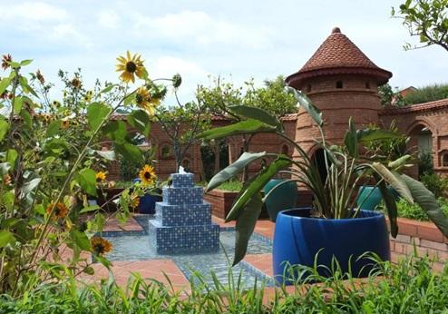 Eco Lodge Les Chambres Du Voyageur, tuin