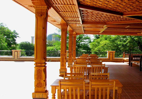Malika Prime Hotel, terras