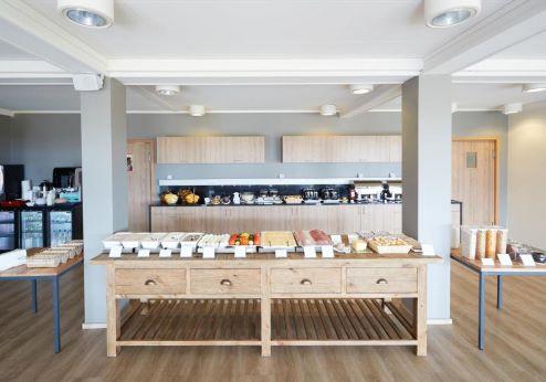 Fosshotel Núpar, ontbijtbuffet