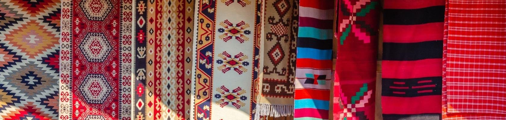 Handgemaakte Albaneze tapijten