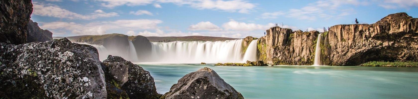 Godafoss waterval, Akureyri, IJsland