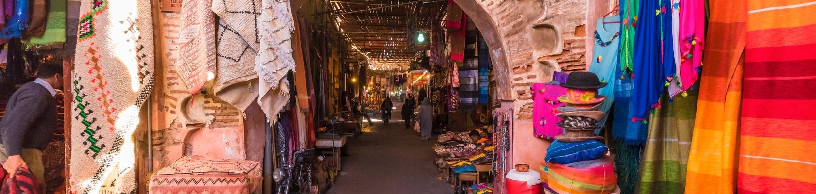 De kleurrijke souks van Marrakech