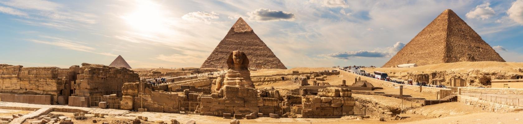 Caïro - Piramide & Sfinx van Gizeh