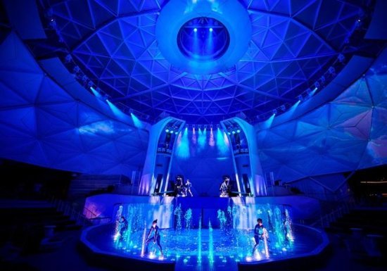 Show in het Aqua Theater