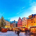 Kerstmarkt in Stockholm