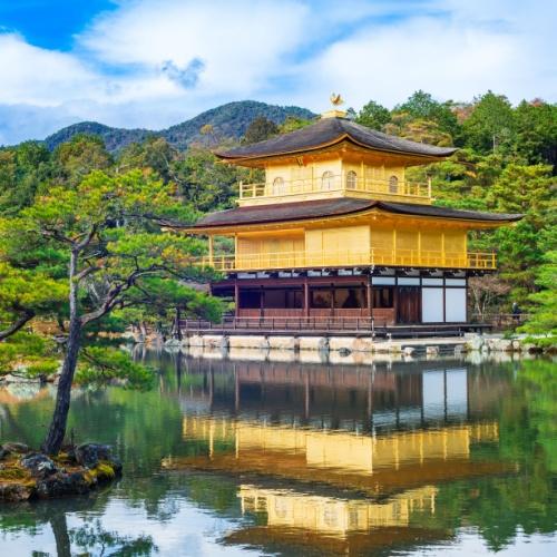 De beroemde Kinkaku-ji