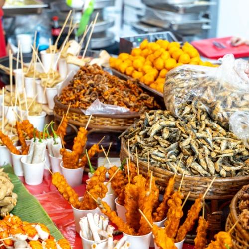 Streetfood markt in Manilla