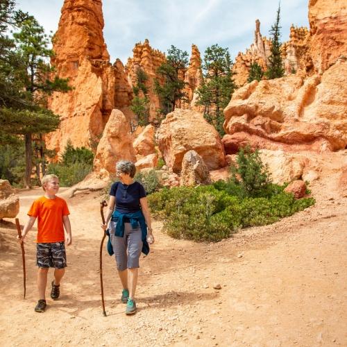 Wandeling door Bryce Canyon National Park