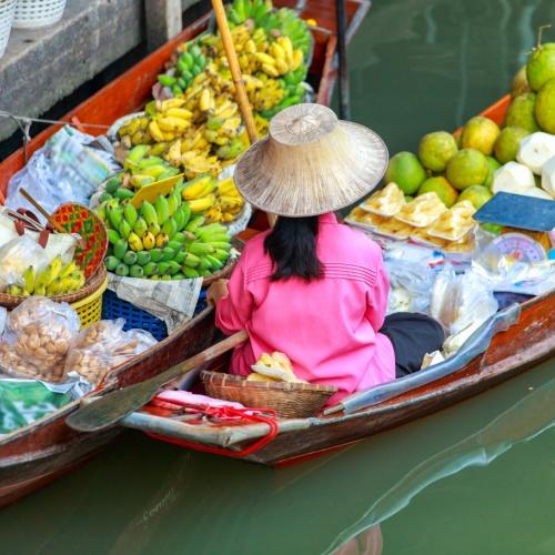 Damnoen Saduak drijvende markt