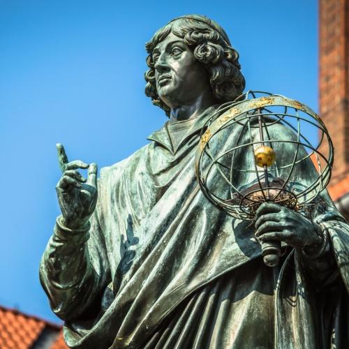 Toruń, beeld van copernicus