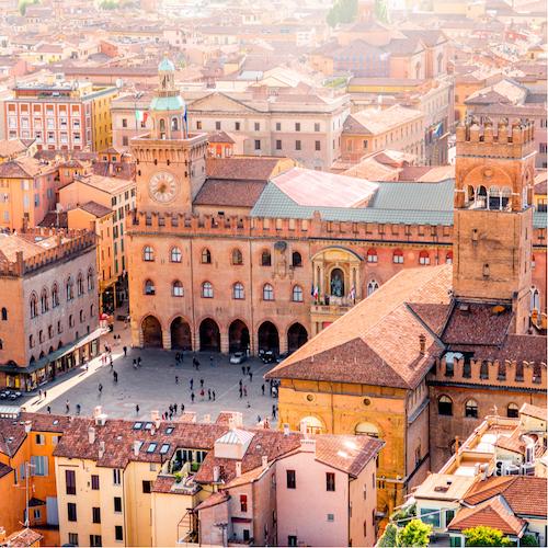 Piazza Maggiore in Bologna
