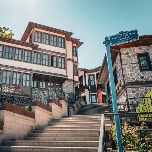 Traditionele Ottomaanse huizen in Ankara