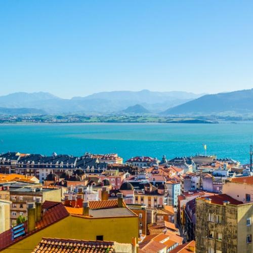 Uitzicht vanaf Santander