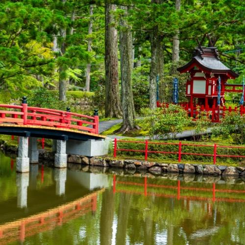 Omgeving van Kongobu-ji