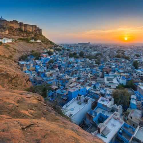 Jodhpur, blauwe stad