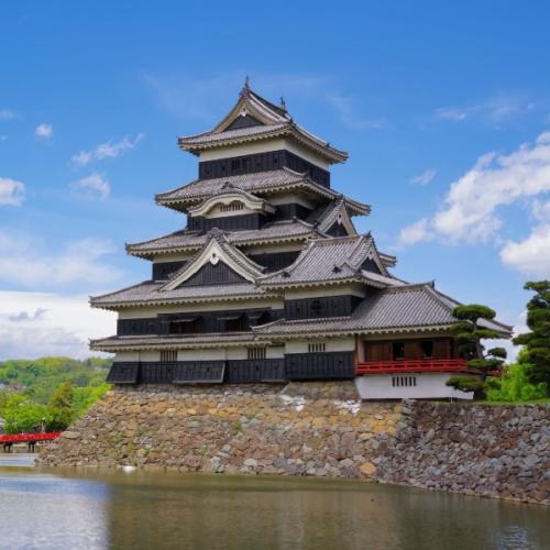 Zwarte kasteel van Matsumoto
