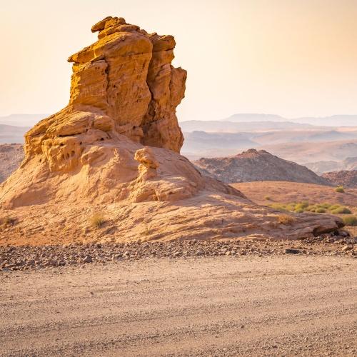 Route van Palmwag naar Twyfelfontein