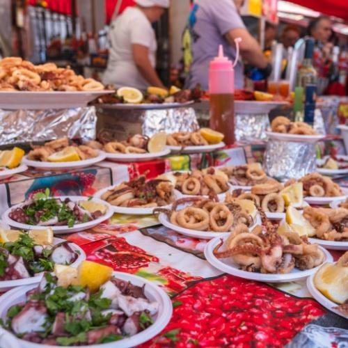 Traditionele markt van Palermo