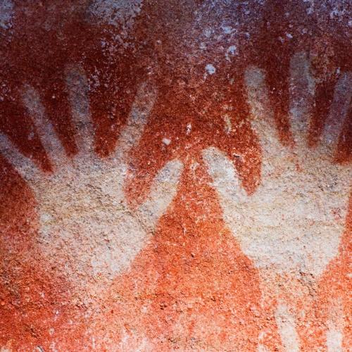 Aboriginal kunst in de Queensland Art Gallery