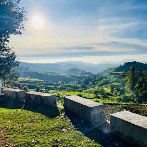 Uitzicht Nilgiris Mountains, India