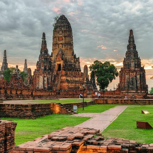 tempels in Ayutthaya