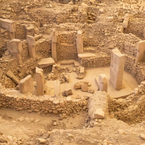 De archeologische vindplaats Göbeklitepe