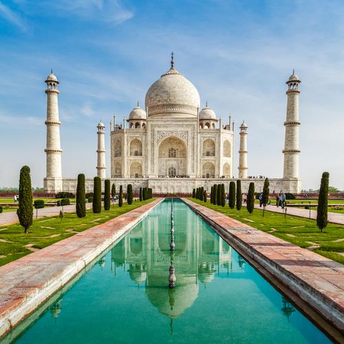 De Wereldberoemde Taj Mahal