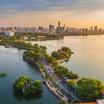 Hanoi vanuit de lucht