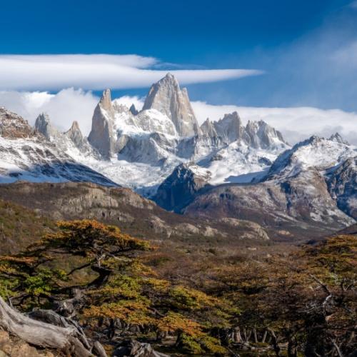 Wandeling met het uitzicht op de Fitz Roy