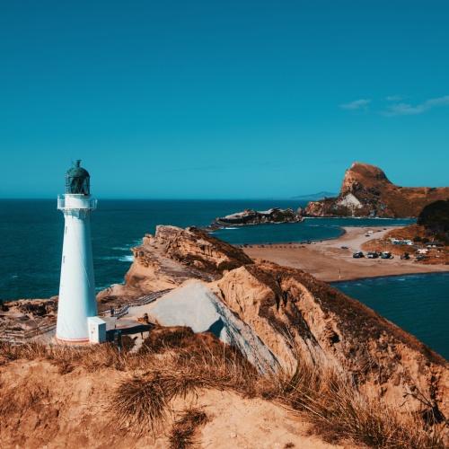 Castle point vuurtoren in Wellington