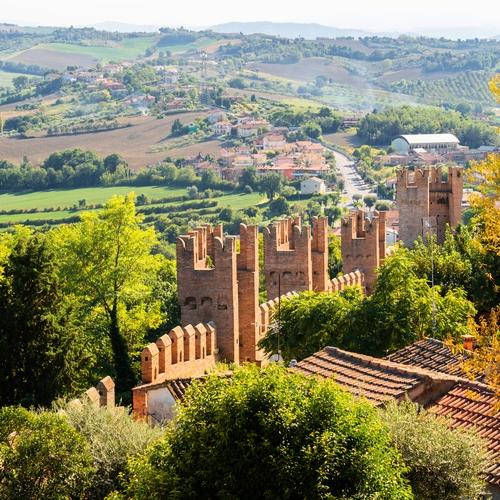 Uitzicht vanaf Gradara