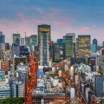 Osaka, skyline