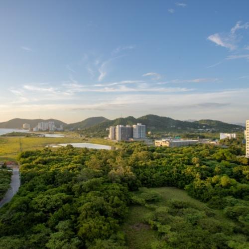 Luchfoto omgeving Santa Marta