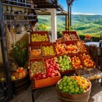 Kroatië, marktkraampjes