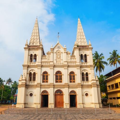 Santa Cruz Cathedral Basilica in Fort Kochi, Cochin