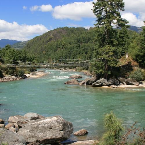 Rivier omgeving Jakar