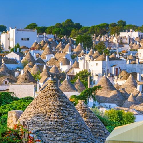 Daken van trulli in Alberobello