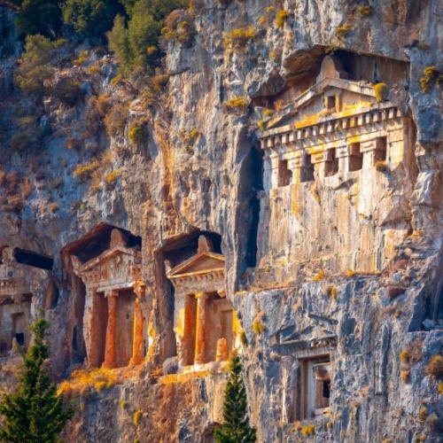 Rotsgraven nabij Fethiye