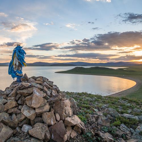 Khorgo-Terkhiin Tsagaan Nuur National Park, Great White Lake, Mongolië