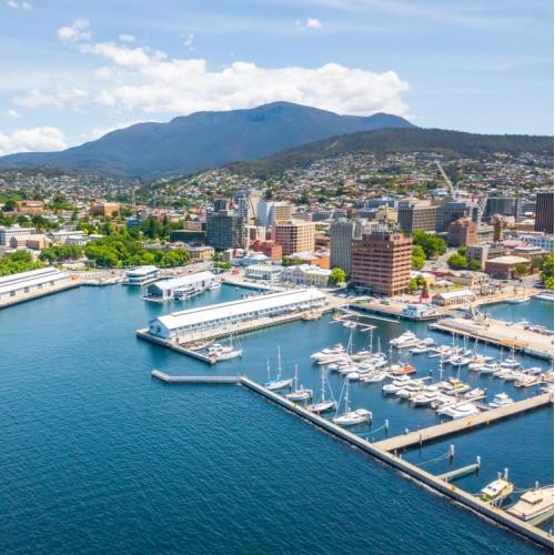 Hobart in Tasmanië