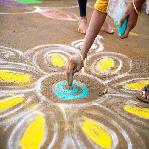 Kolam teken