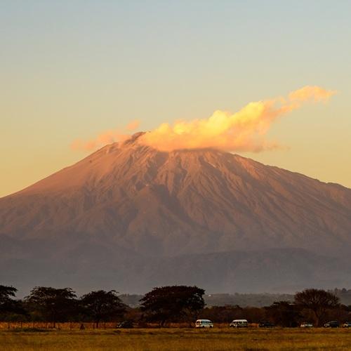 Mount Meru in Arusha, Tanzania