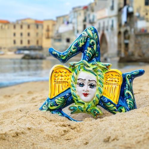 Souvenir op strand Cefalù