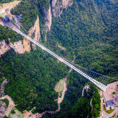 Zhangjiajie Grand Canyon, glazen brug