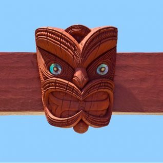 Entrance gate to the Waitangi Regional Park