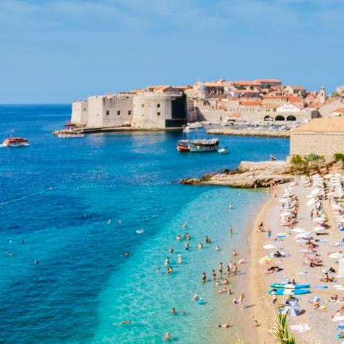 Dubrovnik, strand