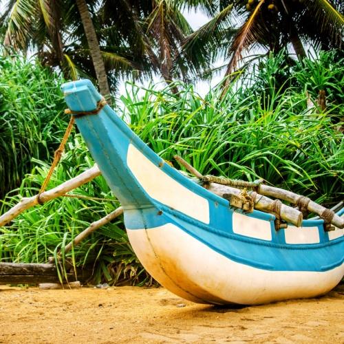 Bootje op het strand