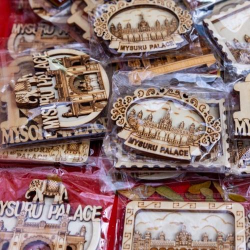 Houten souvenirs, Mysore