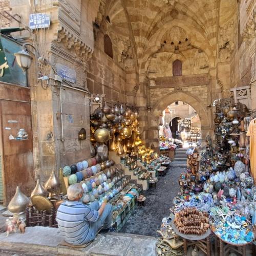 Khan El-Khalili Bazaar in Cairo