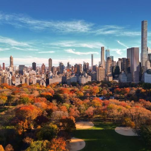 Central Park in de herfst